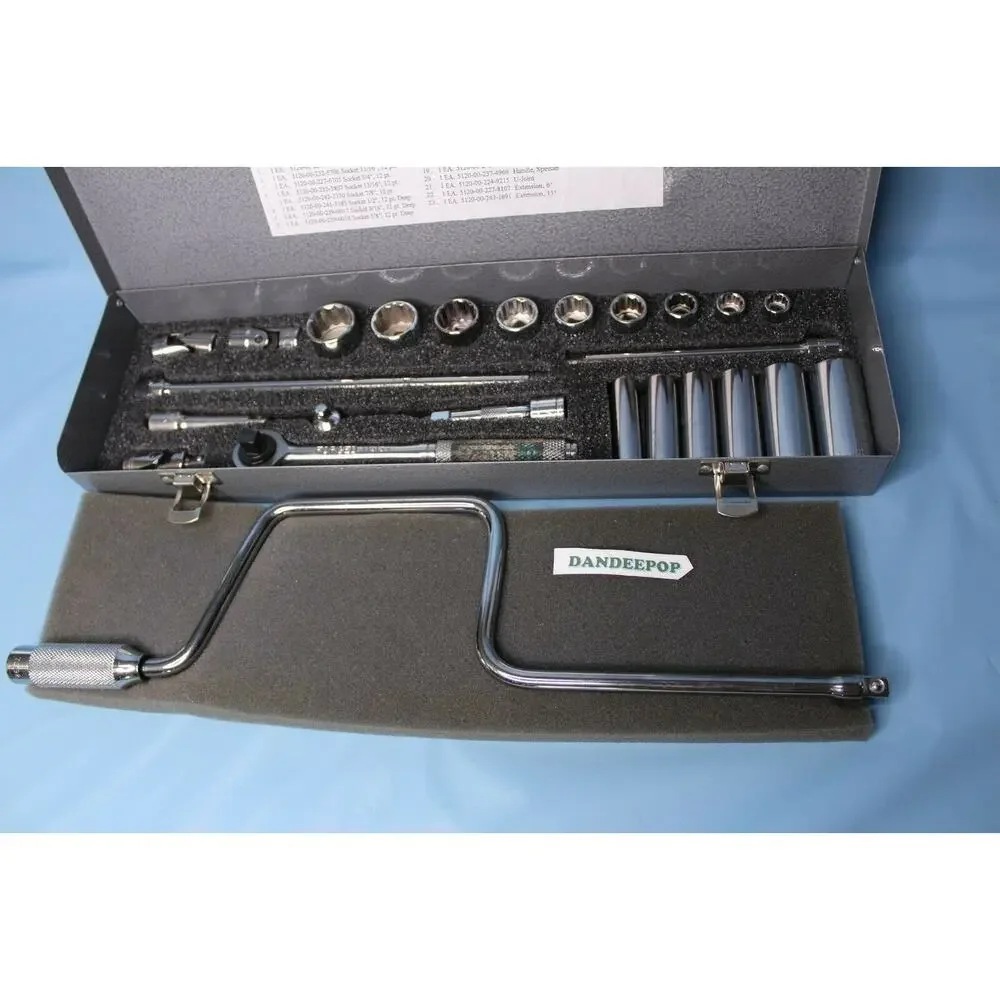 Midland Supply Wrench Set Standard Socket 3/8